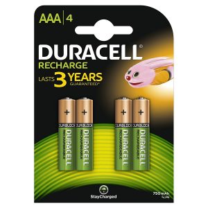 batterie duracell AAA 750mah